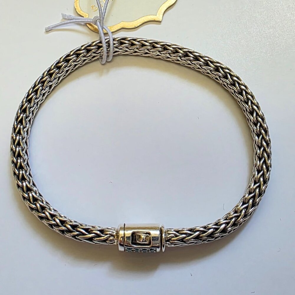 ANNIKA WITT Sterling Silver Semiprecious Stone Chain Bracelet - Picture 5 of 15